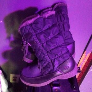 Totes grey snow boots 10 zip